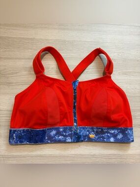 SheFit Women’s Red High Impact Ultimate Sports Bra - 3Luxe